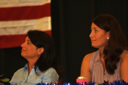 Sannie Overly and Alison Lundergan Grimes