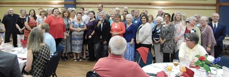 Democrats dine with Grimes and Adkins at annual Jefferson Jackson Dinner | Democrats, Alison Lundergan Grimes, Rocky Adkins, Calloway County, Kentucky politics, summer 2018, 