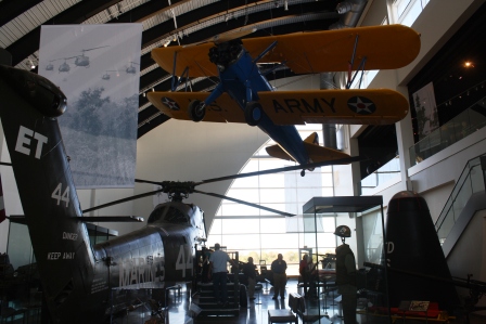 Plane flown into Union City and now on display.