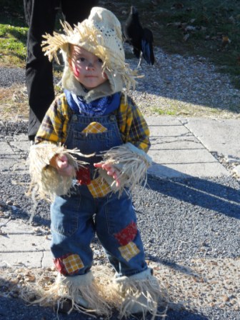 A young scarecrow