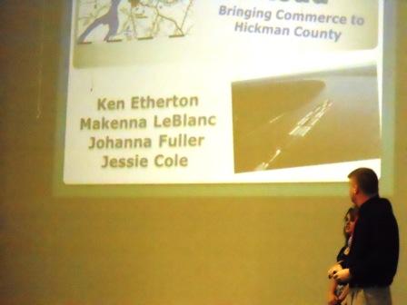 Ken Etherton of River Team follows powerpoint 