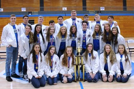 Graves High 2018 co-ed competition cheerleaders win seventh Universal Cheerleaders Association national title