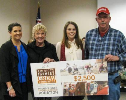 Graves County farmer Ricky Wilson directs Monsanto Fund donation to Family Resource and Youth Services Centers