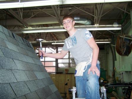 Zachary McAlpin Carpentry Student of the Month