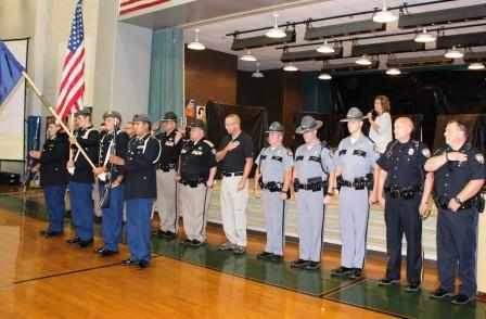 Graves County Schools faculty and staff celebrate Opening Day of 2016-17 school year with salute to law enforcement 