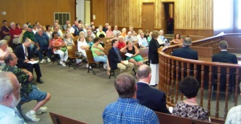 Large crowd attends PSC meeting in Clinton