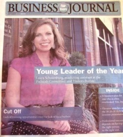 Laura Schaumburg named Young Leader of the Year