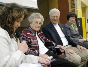 Fancy Farm Elementary students compare 100 days of school to 100 years of life with visit of centenarian Lucille Jones