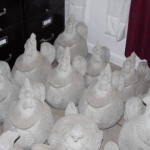 China has terracotta soldiers - Clinton has concrete chickens