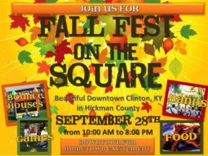 Fall Fest on the Square- Clinton Sept. 28th