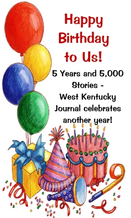 Happy 2014! And Happy 5th Birthday to West Kentucky Journal!