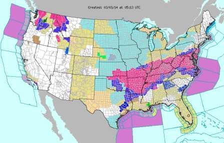 Snow Mega Storm of 2014 Knocks March into Extreme Winter Mode