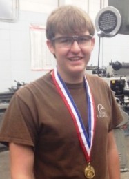 GCHS student, Hunter Wilkerson,  places first in precision machining 