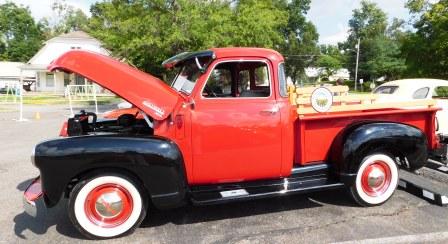 A Plus cars on display - Clinton Bank celebrates Heritage Days