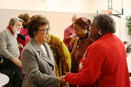 Old friends met at Lincoln Day program
