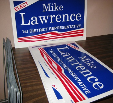 Mike Lawrence yard signs